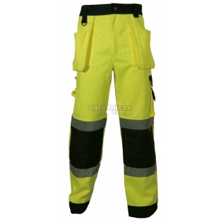 BETA Spodnie robocze ostrzegawcze o intensywnej widzialnoci, Kolor: to Granatowy, Rozmiar: XL