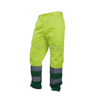 BETA Spodnie robocze ostrzegawcze o intensywnej widzialnoci, Kolor: to Zielony, Rozmiar: S