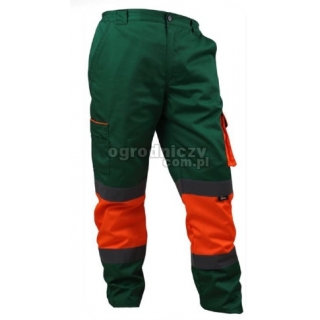 BETA Spodnie robocze ostrzegawcze o intensywnej widzialnoci, Kolor: Pomaraczowo Zielony, Rozmiar: XXXL