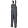 BETA Spodnie robocze na szelkach stalowoszare model 7933P, Rozmiar: L